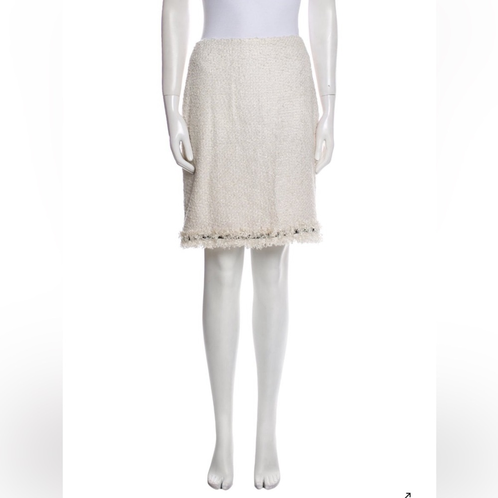 Escada Cream Skirt
